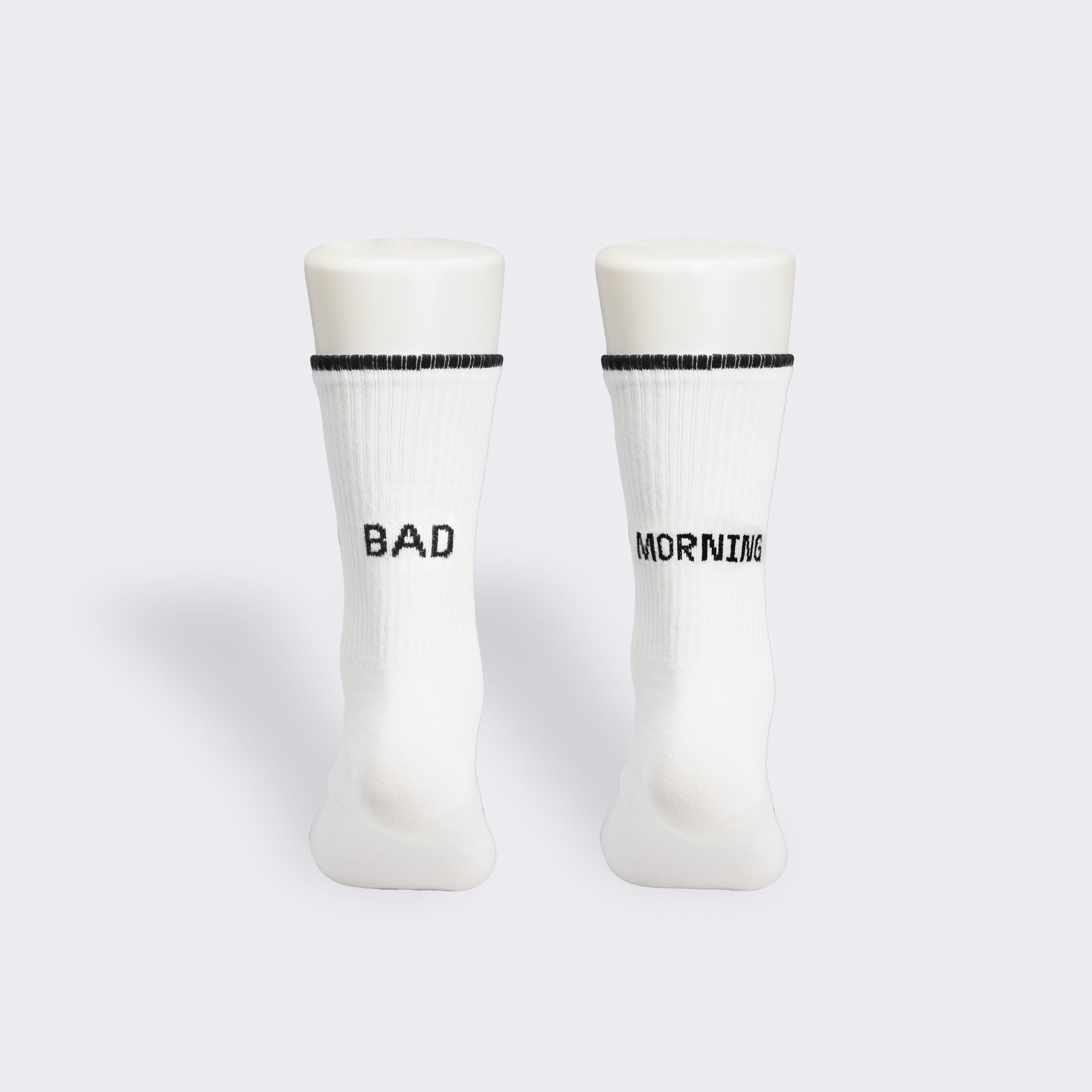 Bad MORNING Crew Socks